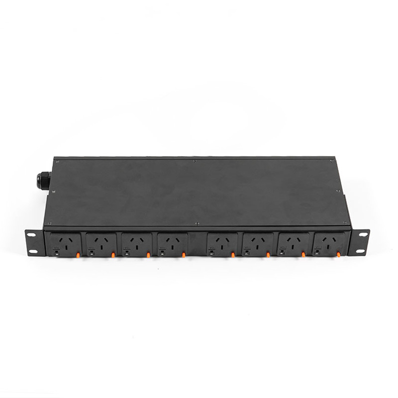 8 Çıkışlı Yatay TCP/IP Sensör Kesici eco Smart Rack Pdu 1U