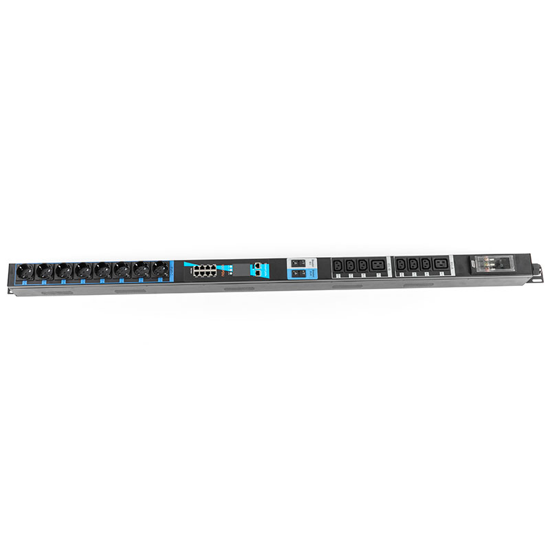 Hidrolik Manyetik Devre 16 Çıkışlı Dikey TCP/IP Sensör eco Smart Rack Pdu