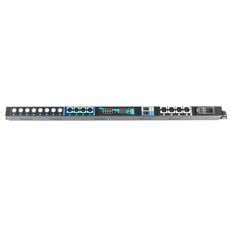 16 Çıkışlı C13 C19 ABD Dikey TCP/IP Sensör Kesici eco Smart Rack Pdu