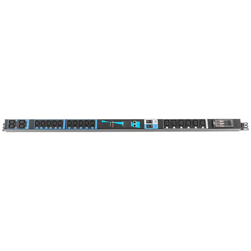 20 Çıkışlı C13 C19 Dikey TCP/IP Sensör eco Smart Rack Pdu