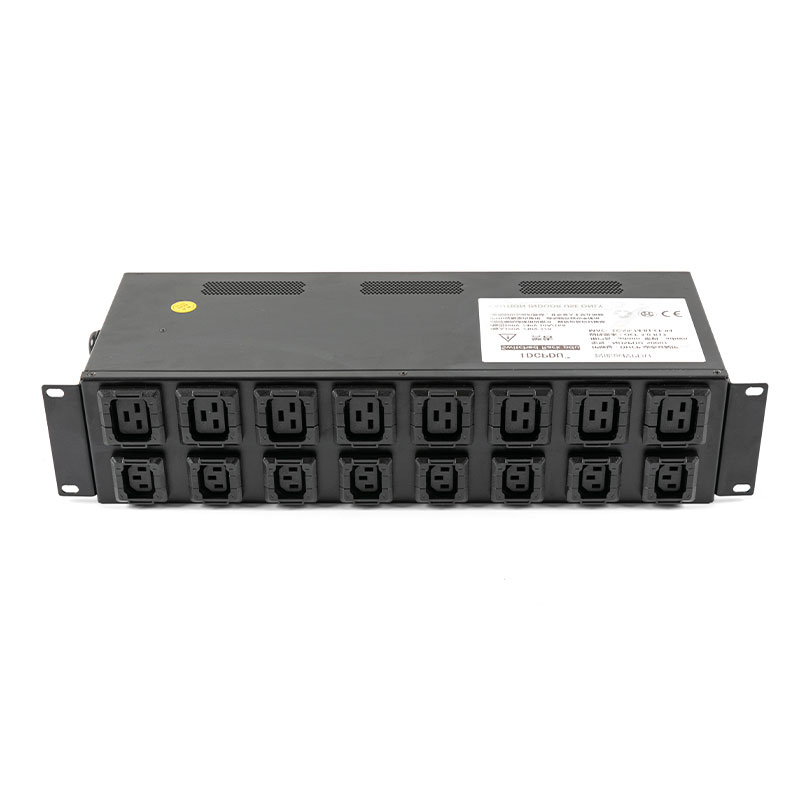 16 Çıkışlı C13 C19 2U Dikey TCP/IP Sensör Kesici eco Smart Rack Pdu