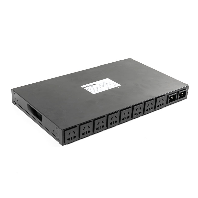 10 Çıkışlı C20 Dikey TCP/IP Sensör eco Smart Rack Pdu 1U